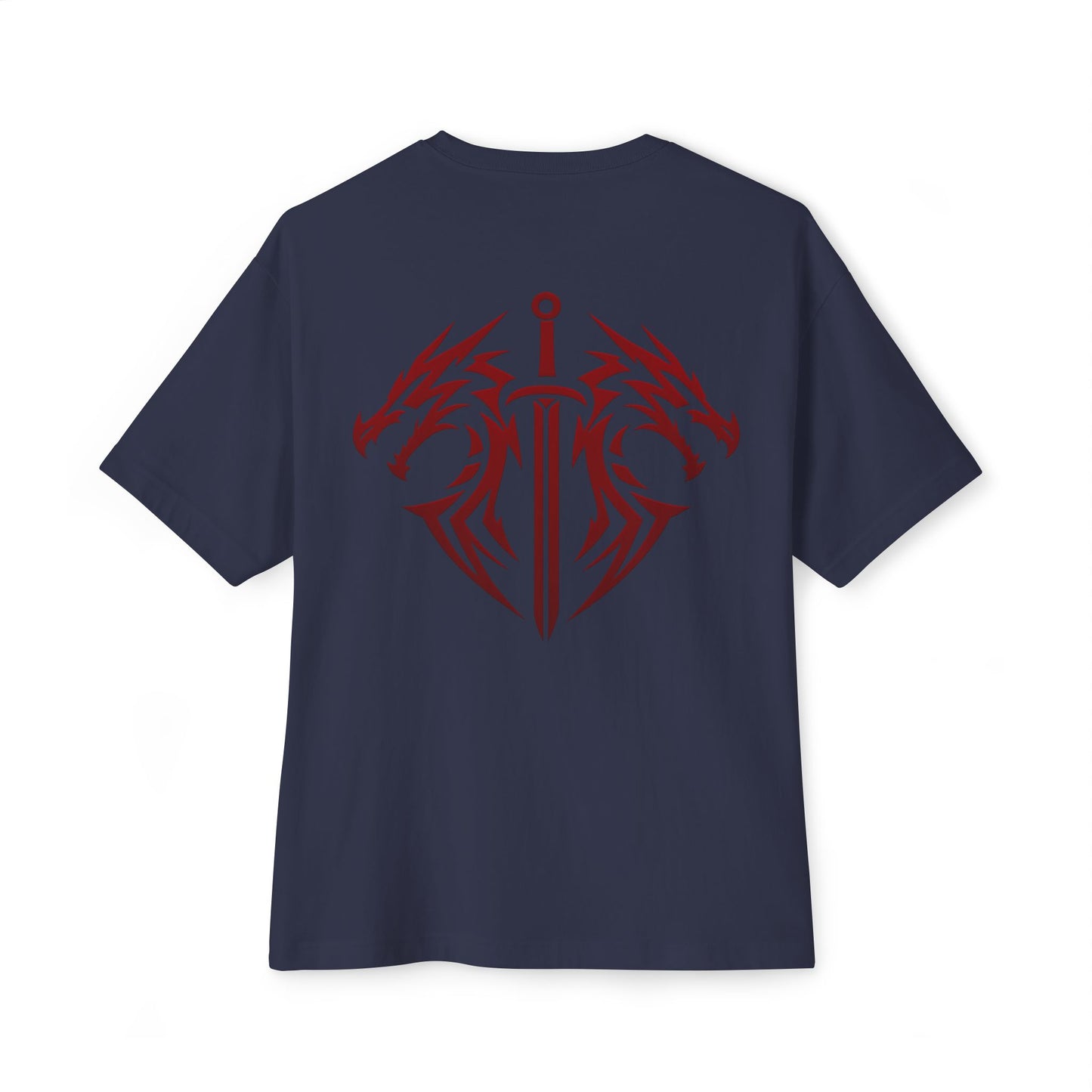 Dragon Sword Tee — Tribal Heart Sword Graphic T‑Shirt