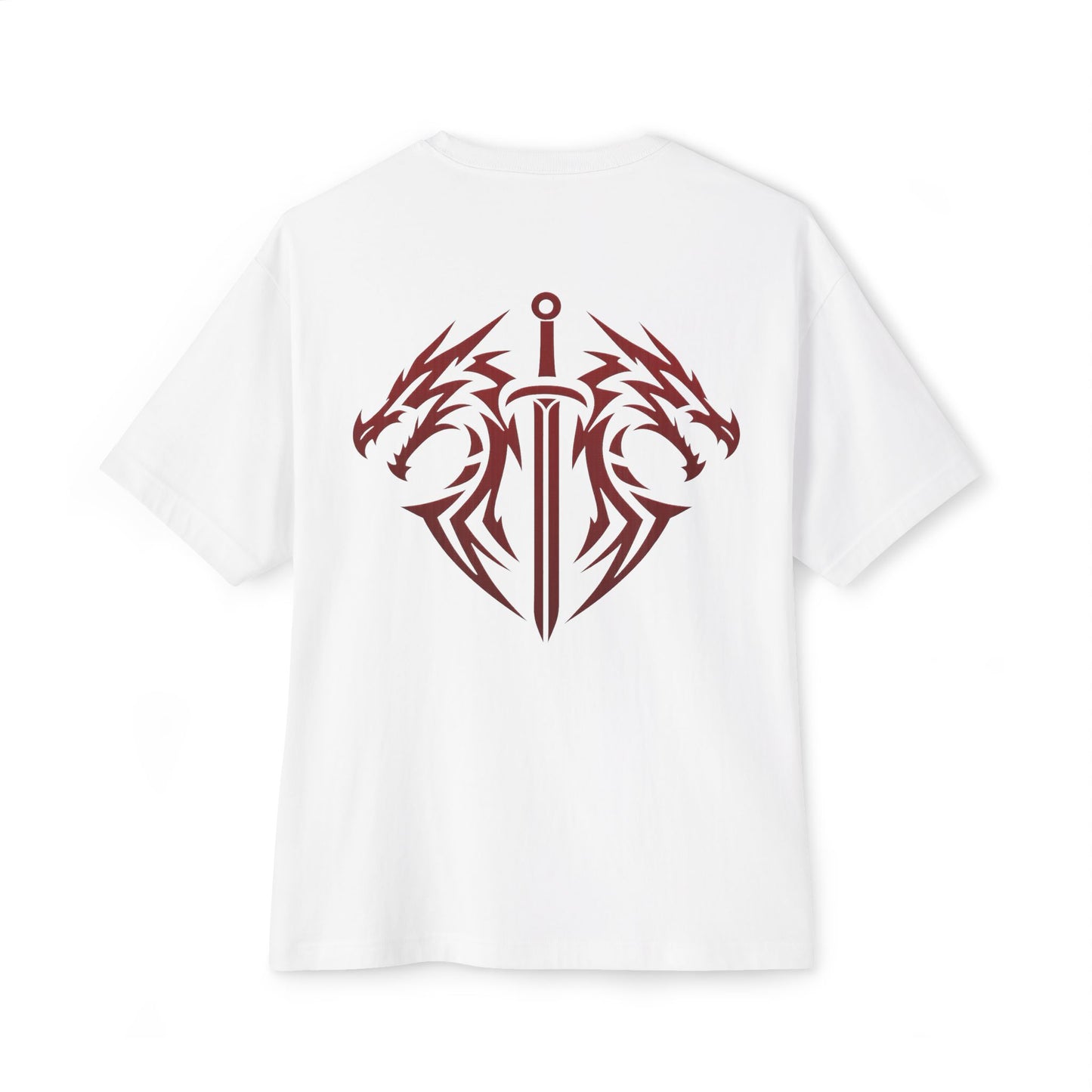 Dragon Sword Tee — Tribal Heart Sword Graphic T‑Shirt