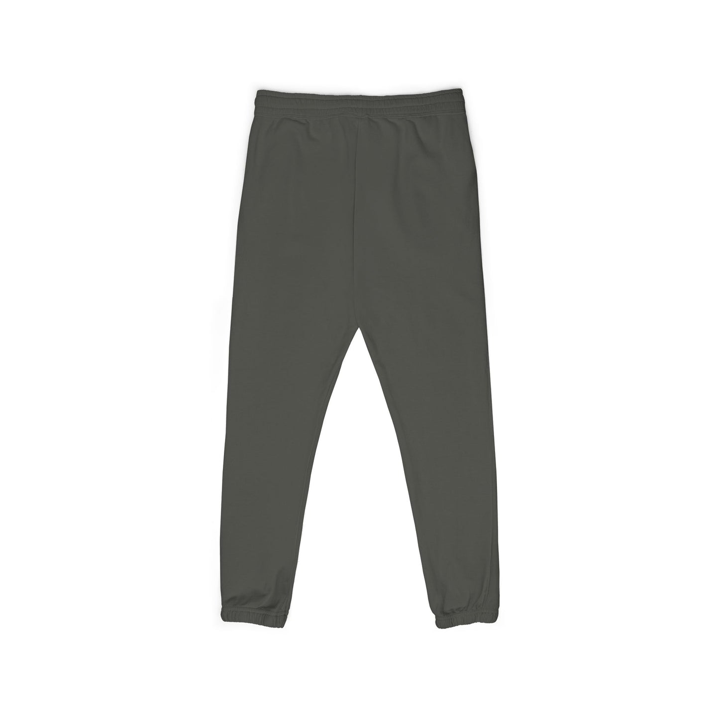 Embroidered Palm Leaf Fleece Sweatpants — Garment-Dyed Cozy Joggers