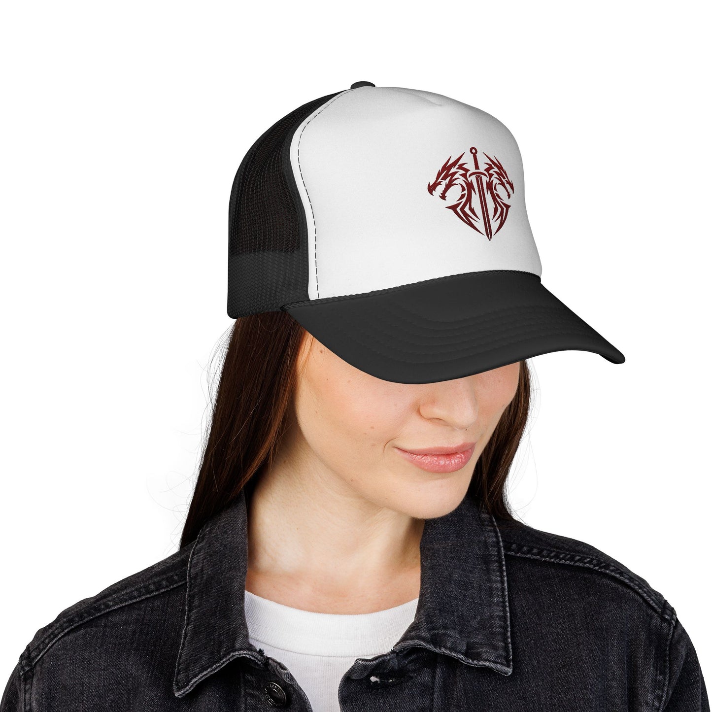 Twin Dragons Trucker Hat