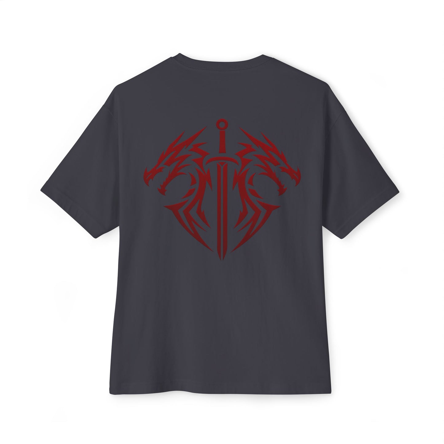Dragon Sword Tee — Tribal Heart Sword Graphic T‑Shirt