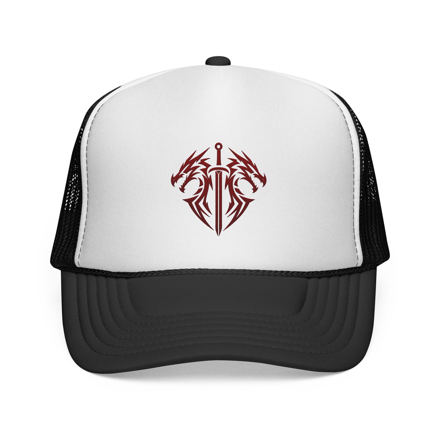 Twin Dragons Trucker Hat