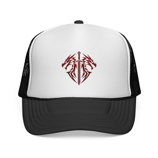 Twin Dragons Trucker Hat