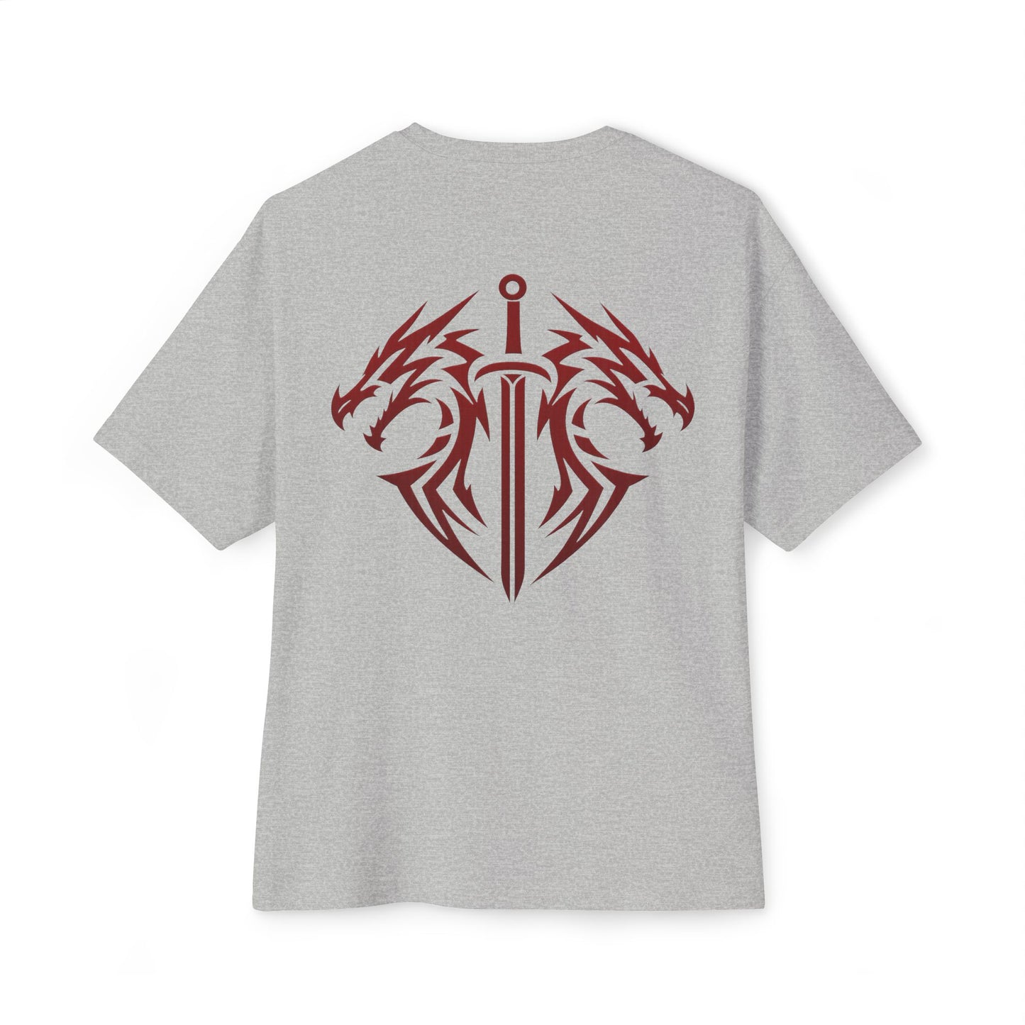 Dragon Sword Tee — Tribal Heart Sword Graphic T‑Shirt