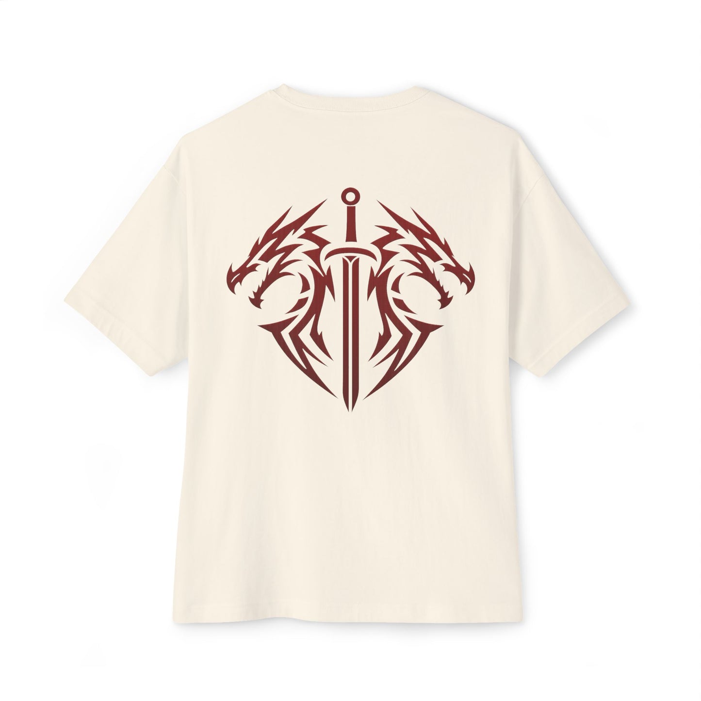 Dragon Sword Tee — Tribal Heart Sword Graphic T‑Shirt